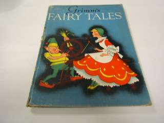 Grimms Fairy Tales illustrated hardcover 1934  