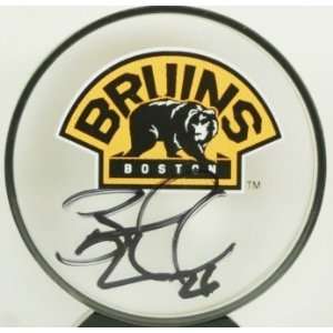 Blake Wheeler Autographed Acrylic 3rd Logo Puck   Autographed NHL 