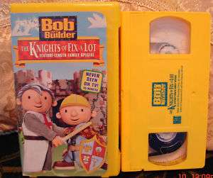Bob The Builder Knights of Fix A lot Vhs Video~$2.75S/H 045986241061 