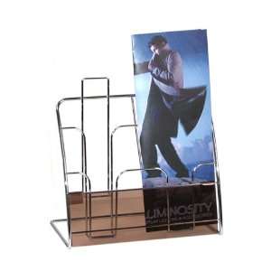   Table Top Literature and Brochure Stand (SILVER): Office Products