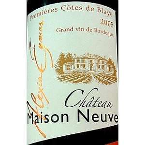   Chateau Maison Neuve Cotes De Blaye 2005 750ML Grocery & Gourmet Food