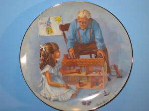 Sandra Kuck Grandpa & the Doll House 1981 Reco Plate  