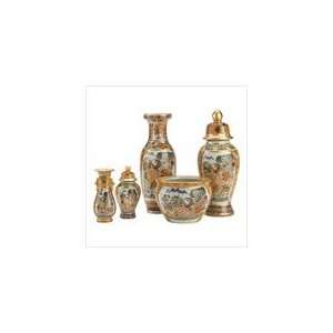  Asian Palace Vase Ensemble
