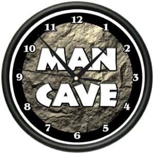  MAN CAVE Clock sports man cave sign game room gift: Home 