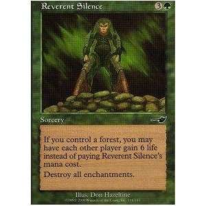   Magic the Gathering   Reverent Silence   Nemesis   Foil Toys & Games