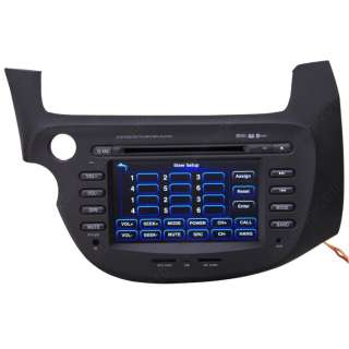digital tft lcd special car navigation dvd system for honda fit model 