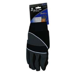  Fuji NorEaster Winter Gloves Size Large Black / Grey 