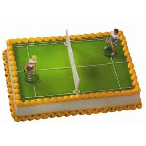  Tennis Player Cake Topper Kit   Female: Home & Kitchen