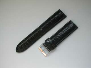28MM BLACK XL LONG GENUINE LEATHER WATCH BAND,STRAP  