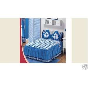  Blue Katty Bedspread Bedding Set Full