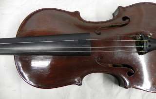 Vintage H.G. Hill Violin, Case, 2 Bows early 1900s 1917 Antique 