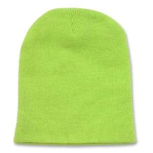   MELON GREEN SHORT BEANIE SKI CAP CAPS HAT HATS TOQUE: Everything Else