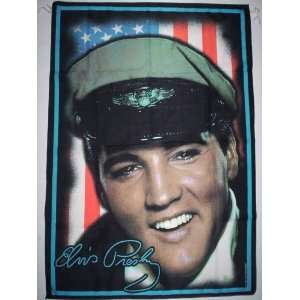   : ELVIS PRESLEY 5x3 Feet Cloth Textile Fabric Poster: Home & Kitchen