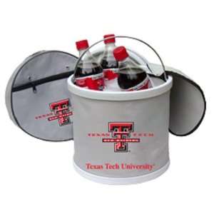  Texas Tech Red Raiders Folding Ice Bucket Cooler Sports 