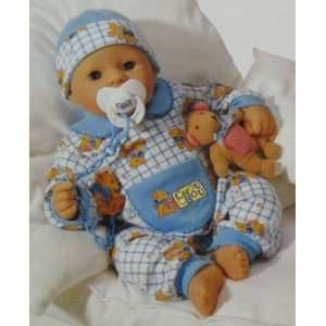  Little Chou Chou Baby Doll 17 Blue Plaid Toys & Games