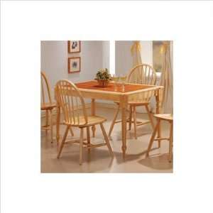   Dining Table with Terracotta Tile Top in Natural: Home & Kitchen