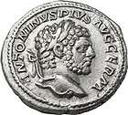 Caracalla AR Denarius Authentic Ancient Roman Silver Coin Hercules