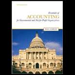 Essentials of Accounting for Government and Not for Profit 