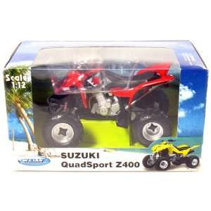  Die cast Metal ATV Suzuki QuadSport Z400 1/12 Scale (6½ 