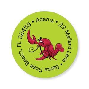  Crawfish Boil Round Stickers