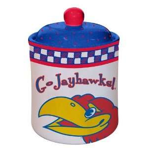  Kansas Jayhawks Gameday Ceramic Cookie Jar Kitchen 