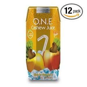 ONE Cashew Juice, 11 Oz. / 12 Pack: Grocery & Gourmet Food