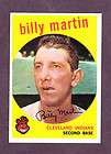 1959 Topps 295 Billy Martin Reds EX MT  