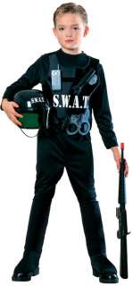 SWAT POLICE boys dress up kids costume M 8 10  