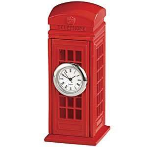  London Telephone Booth Clock