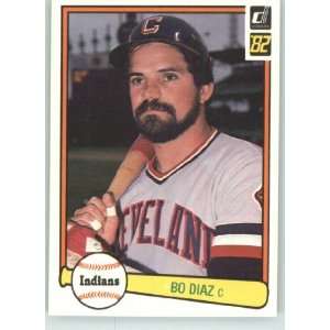  1982 Donruss #263 Bo Diaz   Cleveland Indians (Baseball 