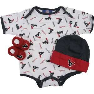  : Houston Texans Newborn 0 3 Month Booty Gift Set: Sports & Outdoors