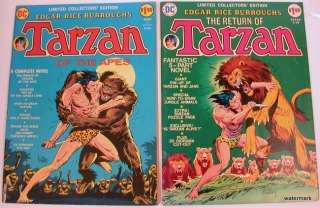 Tarzan of the Apes Return of Tarzan oversize comics  