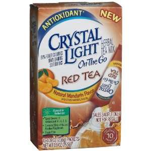  Crystal Light on the Go Red Tea Natural Mandarin Flavor 