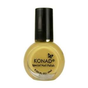  Konad Nail Art Stamping Polish   Pastal Yellow: Beauty