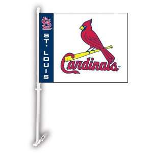     St. Louis Cardinals MLB Car Flag W/Wall Brackett: Everything Else