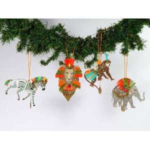   collection metal jungle animal ornaments RETIRED