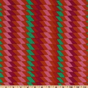  44 Wide Ripple Red Fabric By The Yard Arts, Crafts 