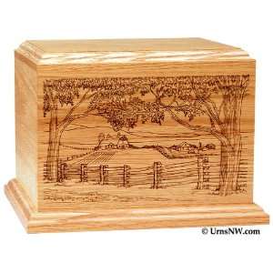  Farm Scene Cremation Urn