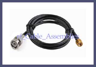 BNC Plug to RP SMA Plug pigtail Cable RG58 50CM  