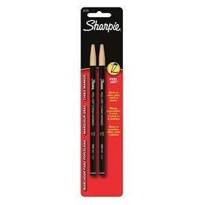  Sharpie Peel Off China Markers, 2 Black Markers (2173PP 