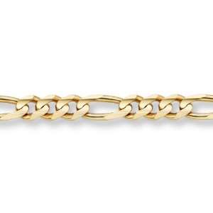  14K Gold 12mm Figaro Link Chain: Jewelry