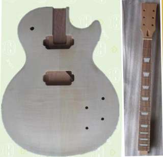   high quality Unfinished electric guitar body with guitar neck  