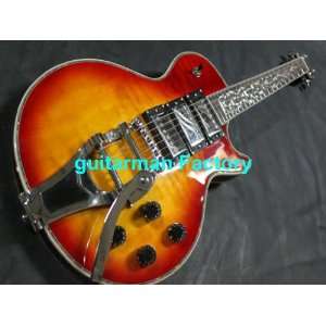   guitar cs sunburst with flame fingerboard: Musical Instruments