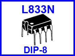 LM833N LM833 Dual Low Noise Audio Operational Amplifier  