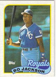 Bo Jackson Royals 1989 Topps Card # 540  