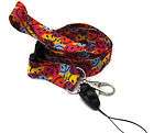 Lanyard Key Strap ID Hoder Colorful Happy Face