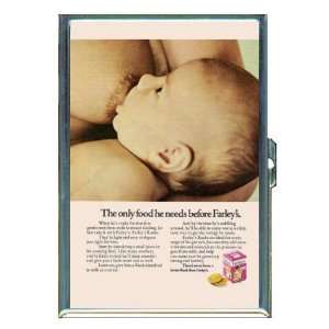 Breastfeeding Baby Food Ad ID Holder, Cigarette Case or Wallet MADE 