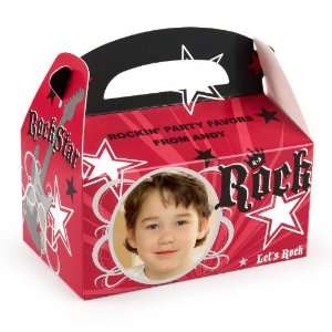  Rock Star Personalized Empty Favor Boxes (8): Toys & Games