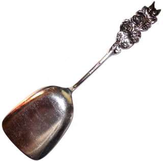 VTG Reed Barton Harlequin Tea Rose Bonbon Spoon  