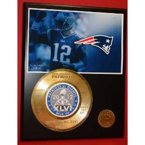   PLAQUE SUPER BOWL XLVI ***FREE PRIORITY SHIPPING*** 